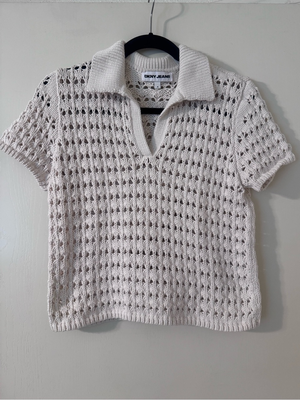 Crochet Knit Polo
